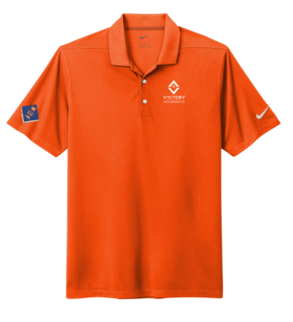 "Got Grit" Classic Nike Men's Polo - Orange, L