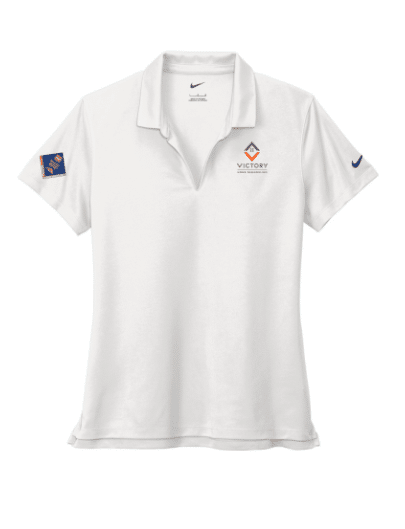 "Got Grit" Classic Women's Nike Polo - White, L