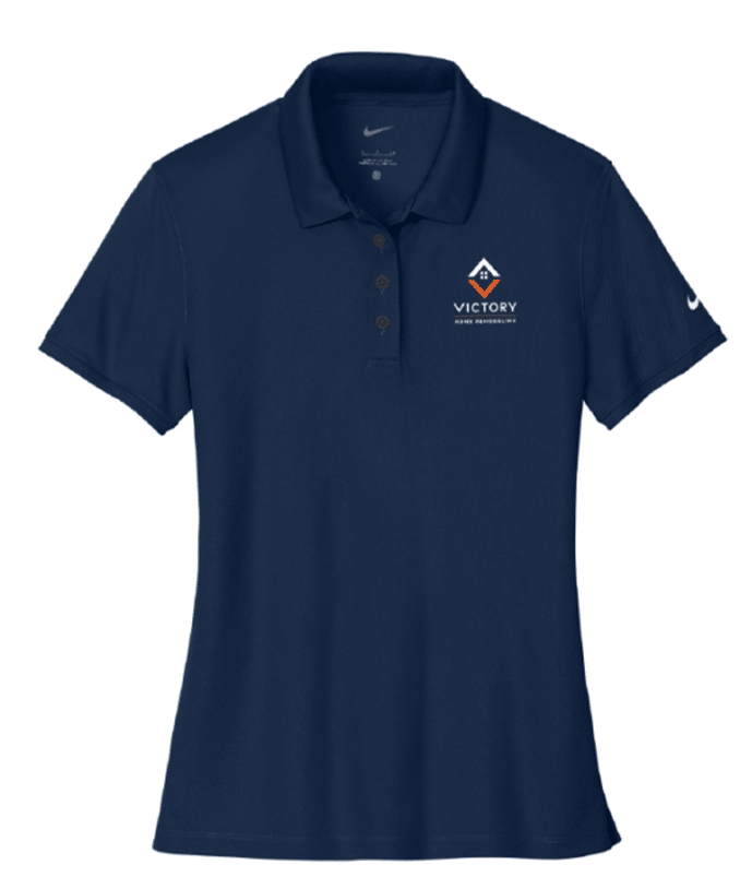 "Girl Boss"  Nike Women's Polo - Navy, L