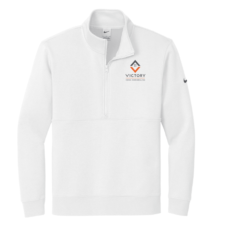 "Ready to Conquer" Nike Sport Zip Up - White, L