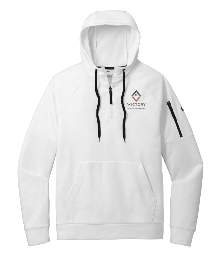 "Bring the Heat" Nike Therma-Fit Hoodie - White, L